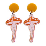 Vintage Mushroom Shaped Earrings