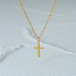 S925 Sterling Silver  Gold Cross Zircon Pendant Necklaces For Women Girls Necklace Chains Jewelry Gifts Collares подвеска