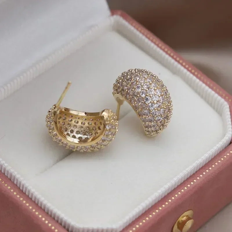 47454857134377Introducing the elegant women's wedding party accessories, we present the luxurious square zircon pendant earrings in 16K gold plated fashion jewelry from Korea. This new design is sure to add a touch of sophistication to any outfit.