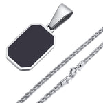 Geometric Square Necklace