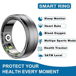 New R06 Men Women Health Monitor Smart Ring Multiple Sport Modes IP68 5ATM Waterproof Smartring Fitness Tracking Sport Ring 2024