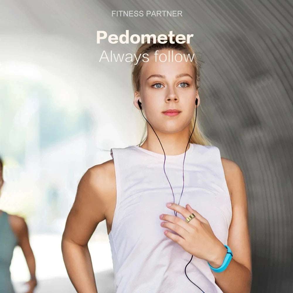 Enhance your fitness journey with the Smart Ring Activity Fitness Tracker, a stylish finger ring compatible with both IOS and Android devices. This innovative device not only monitors your heart rate, sleep patterns, blood oxygen levels, and blood pressure, but also makes for a perfect gift for women who value their health and well-being.