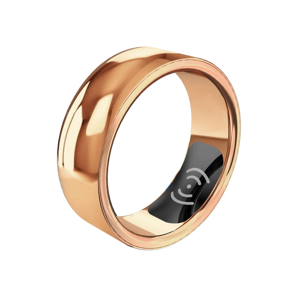 Enhance your fitness journey with the Smart Ring Activity Fitness Tracker, a stylish finger ring compatible with both IOS and Android devices. This innovative device not only monitors your heart rate, sleep patterns, blood oxygen levels, and blood pressure, but also makes for a perfect gift for women who value their health and well-being.