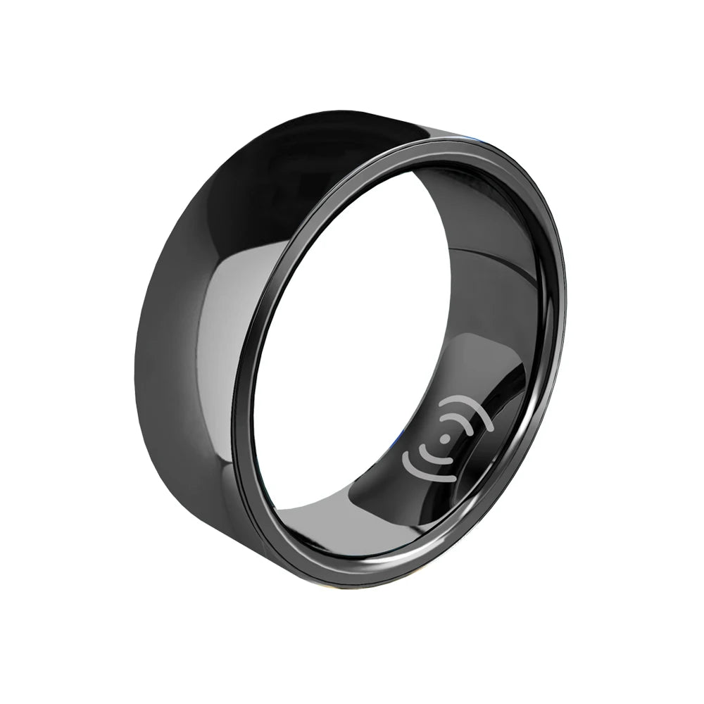 Enhance your fitness journey with the Smart Ring Activity Fitness Tracker, a stylish finger ring compatible with both IOS and Android devices. This innovative device not only monitors your heart rate, sleep patterns, blood oxygen levels, and blood pressure, but also makes for a perfect gift for women who value their health and well-being.