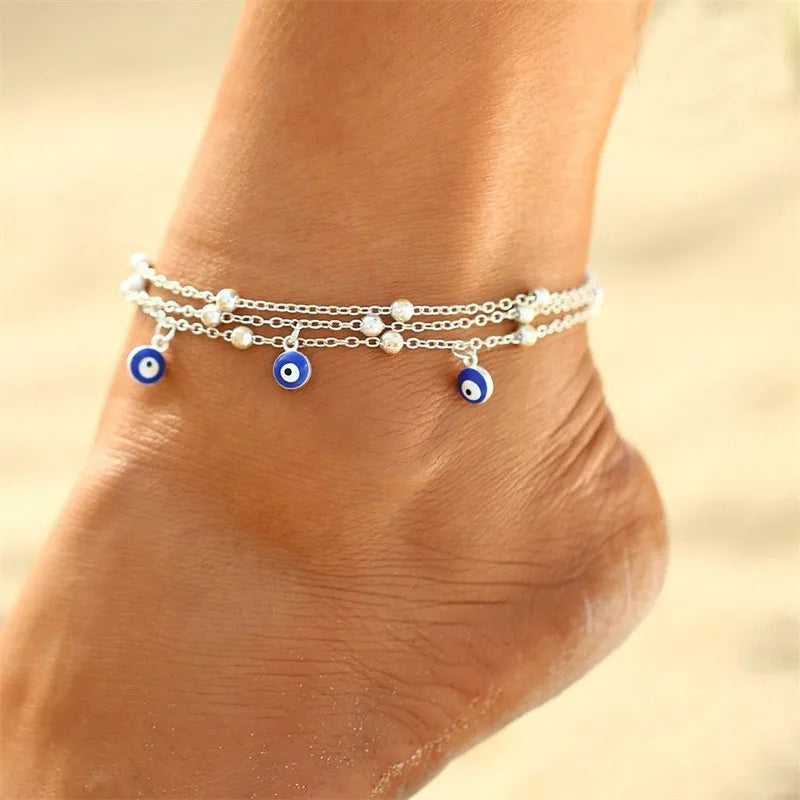 This anklet is a beautiful accessory that will complement any bohemian outfit, making it a must-have for those who appreciate unique and stylish jewelry pieces.