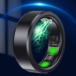 Fashion Smart Ring Health Tracker for Heart Rate Temperature Sleep Step Counting Body Temperature Monitoring Smart Finger Ring