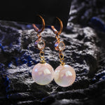 2025 New Inlaid Rhinestone Pearl Stud Earrings Women Personality Fashion Unique Design Earrings Wedding Jewelry Birthday Gift