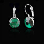 925 Sterling Silver Elegant Crystal Earrings