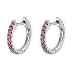  Gold Filled Hoop Drop Earrings Set for Women Ear Cuff Blue Zircon Enamel Dangle Earrings 2023 Fashion Jewelry Wholesale