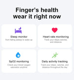 2024 R02 Grey 5ATM Waterproof Smart Ring For Men Women Health Monitoring 100+ Sport Modes Fitness Tracking Waterproof Sport Ring