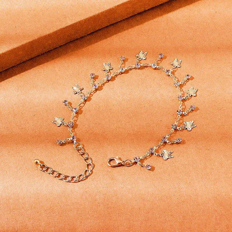 This anklet is a beautiful accessory that will complement any bohemian outfit, making it a must-have for those who appreciate unique and stylish jewelry pieces.