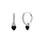  Gold Filled Hoop Drop Earrings Set for Women Ear Cuff Blue Zircon Enamel Dangle Earrings 2023 Fashion Jewelry Wholesale