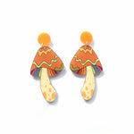 Vintage Mushroom Shaped Earrings