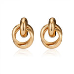 Golden Big Hoop Earrings