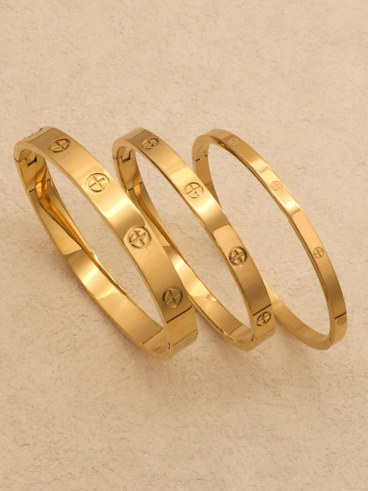 1 Piece 6mm 8mm Width Stainless Steel Top quality women men Jewelry love Bracelet luxury wedding bijoux couple lovers bangles