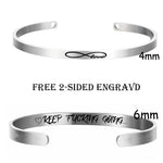 Personnalisé Bracelet for Women Custom Necklace Bar Engraved Name Text Mantra Bangle Cuff Stainless Steel Jewelry for Women Gift