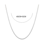 2024 Popular Silver Colour Sparkling Clavicle Chain Choker Necklace Collar For Women Fine Jewelry Wedding Party Birthday Gift