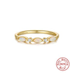 18K Gold Plated 925 Sterling Silver Ring