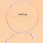 Fashion Rhinestone Pearl Necklace for Women Gift Luxurious Zircon Shiny Tight Chain Collar Body Jewelry Accessories