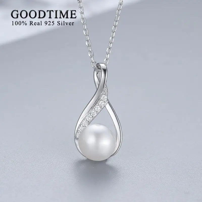Fashion Women 100% 925 Sterling Silver Freshwater Pearl Jewelry Set Accessories Gift For Bride Wedding Party