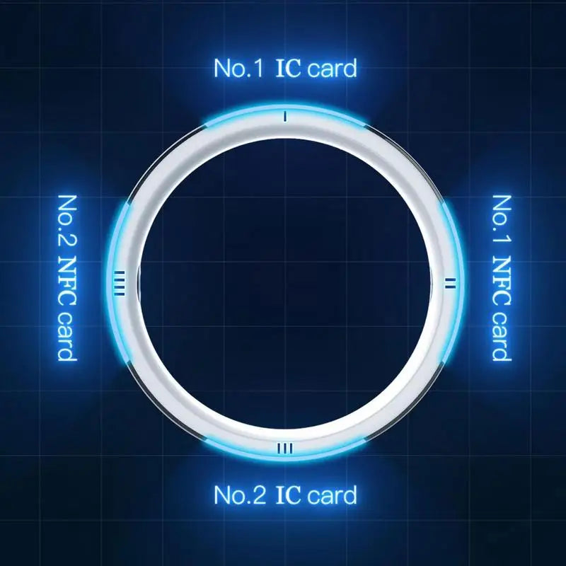 Ring Smart Ring 128GB Wireless Disk Sharing For Smartphone R5 Smart Ring With Build-in 6 RFID Cards 2 Health Stones