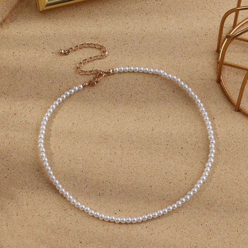 Elegant Jewelry Wedding Big Pearl Necklace