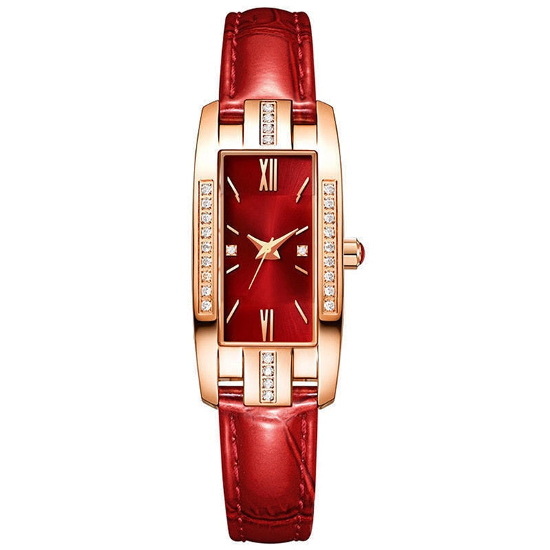 Luxury Square Quartz Wrist Watch