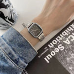 Minimalist Square Steel Mesh Watch