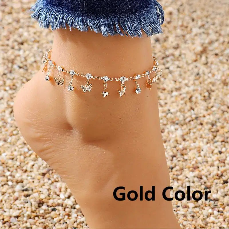 This anklet is a beautiful accessory that will complement any bohemian outfit, making it a must-have for those who appreciate unique and stylish jewelry pieces.