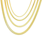 316L Stainless Steel Snake Chain Necklace for Woman Gifts Choker Herringbone Gold Color Necklaces Women Jewelry Wholesale