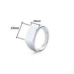 Classic Frosted/Smooth Tops Men's Rock Punk Rings Cool Fashion Individuality Signet Ring For Women Man Party Jewelry