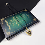 BIZARRE ADVENTURE Necklace for Women Men Arrow Gold Metal Anime Jewelry Pendant Chains Choker Collares Gift