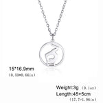 Rhythmic Gymnastics Necklace Women Trend 2025 Gymnast Stainless Steel Jewelry BFF Dancer Girl Sport Accessories Mother Day Gift