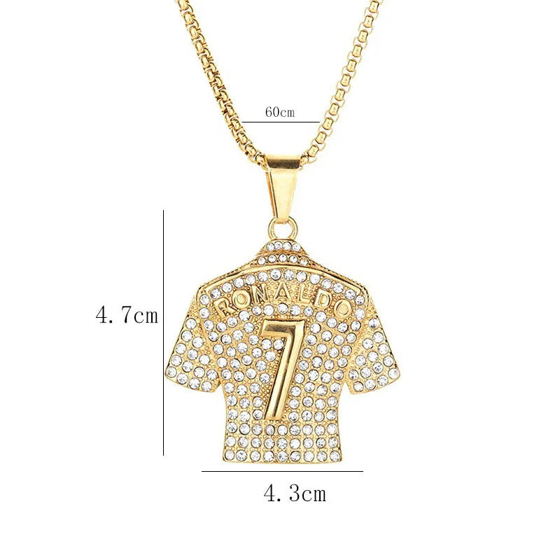 Discover the perfect accessory for soccer enthusiasts with the Lionel Messi Letter 10 Jersey Pendant Chain Necklace. This necklace is designed for men and boys who are passionate about football, making it an ideal gift for soccer fans. Show your support for Messi and add a stylish touch to your outfit with this football-themed jewelry accessory.