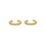  Gold Filled Hoop Drop Earrings Set for Women Ear Cuff Blue Zircon Enamel Dangle Earrings 2023 Fashion Jewelry Wholesale