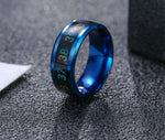 Smart Temperature Measuring Ring for Men and Women Multifunctional Titanium Steel Color Changing Waterproof Jewelry