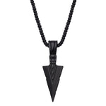 Retro Punk Arrow Pendant Necklace