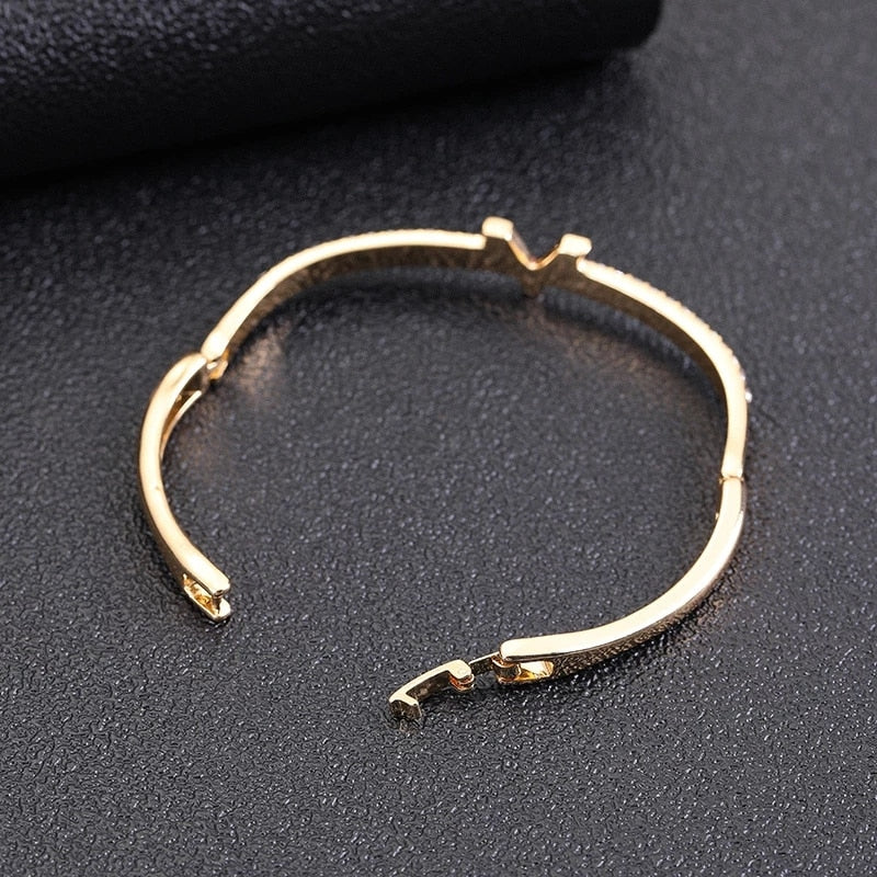 Zircon Rhinestone Bangle