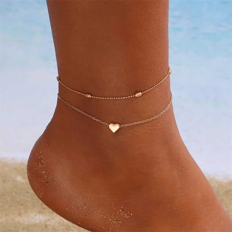 This anklet is a beautiful accessory that will complement any bohemian outfit, making it a must-have for those who appreciate unique and stylish jewelry pieces.