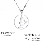 Rhythmic Gymnastics Necklace Women Trend 2025 Gymnast Stainless Steel Jewelry BFF Dancer Girl Sport Accessories Mother Day Gift