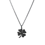 2025 Lucky Clover Pendant Necklace Stainless Steel Gold Color Double Layer Chain Necklaces for Women Girls Jewelry Gift