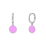  Gold Filled Hoop Drop Earrings Set for Women Ear Cuff Blue Zircon Enamel Dangle Earrings 2023 Fashion Jewelry Wholesale