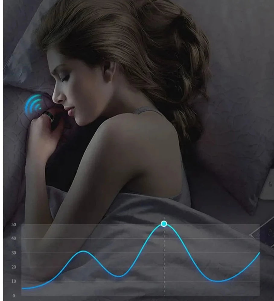 The smart ring, also known as an intelligent ring, is a fitness tracker that monitors your heart rate, blood oxygen levels, and sleep patterns. It is a wearable device that provides valuable health insights in the form of a ring.
