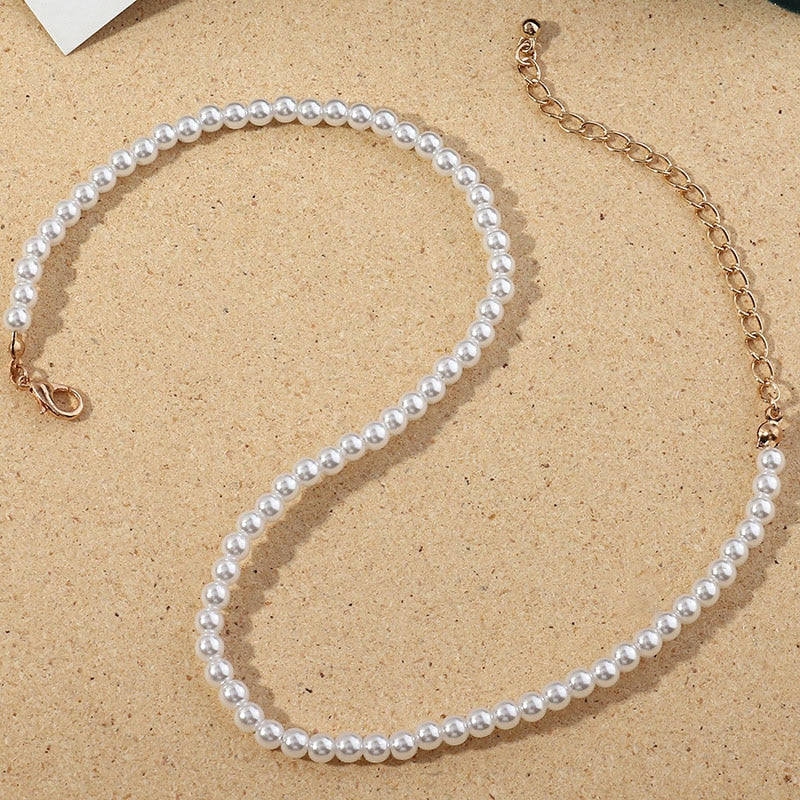 Elegant Jewelry Wedding Big Pearl Necklace