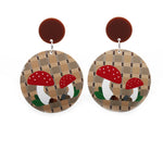 Vintage Mushroom Shaped Earrings