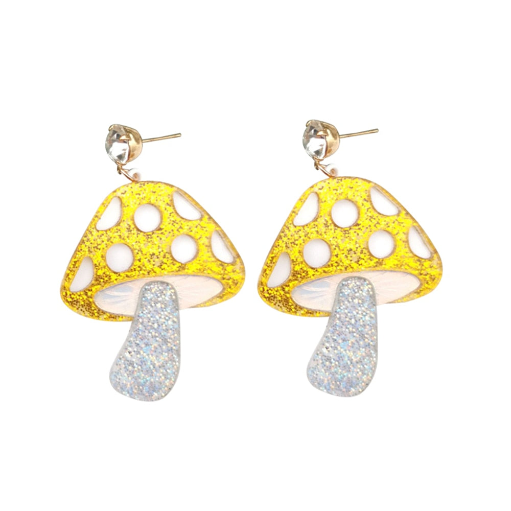 Vintage Mushroom Shaped Earrings