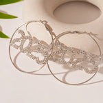 Women's Fashion Number 2025 Earrings Sparkling Rhinestone Drop Earrings Happy New Year Earrings for Party Banquet Ear Jewelry