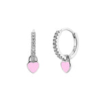  Gold Filled Hoop Drop Earrings Set for Women Ear Cuff Blue Zircon Enamel Dangle Earrings 2023 Fashion Jewelry Wholesale