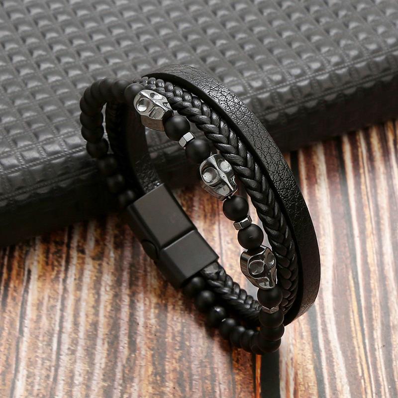 Classic High Quality Leather Bracelet