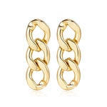 Golden Big Hoop Earrings